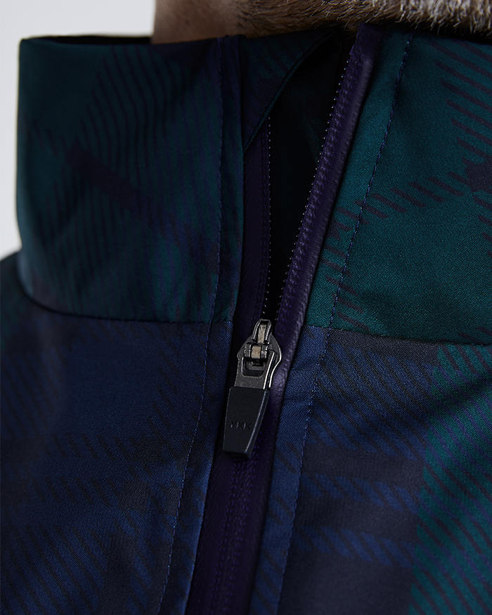 VICE GOLF Embrace Shield Jacket Tartan Plaid slider 5 desktop
