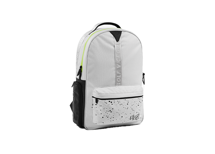 VICE GOLF CACHE Backpack Gray / Neon Lime body 1