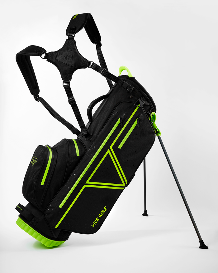 VICE GOLF FORCE AGUA Golf Bag BLACK / NEON LIME slider 1 desktop