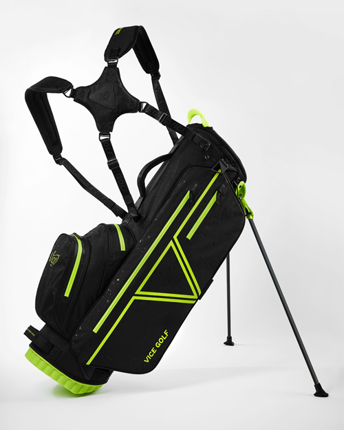 VICE GOLF FORCE AGUA Golf Bag BLACK / NEON LIME slider 1 mobile