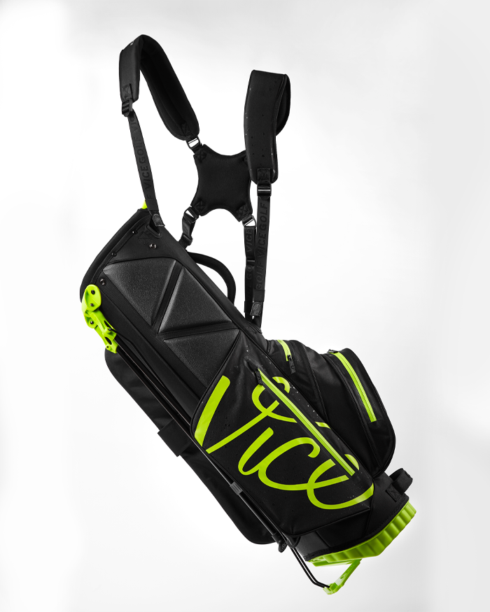 VICE GOLF FORCE AGUA Golf Bag BLACK / NEON LIME slider 2 desktop