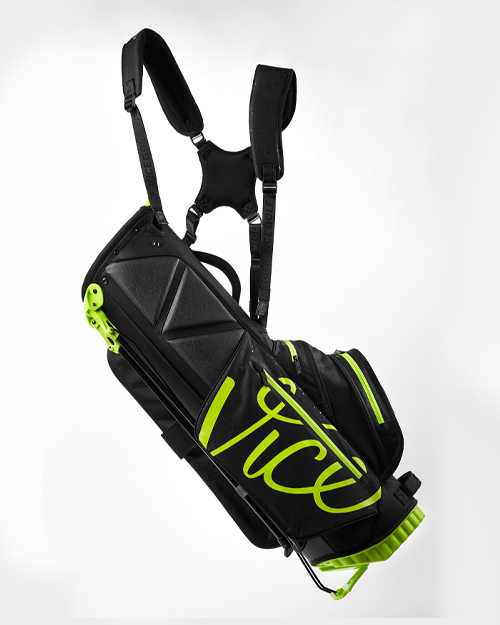 VICE GOLF FORCE AGUA Golf Bag BLACK / NEON LIME slider 2 mobile