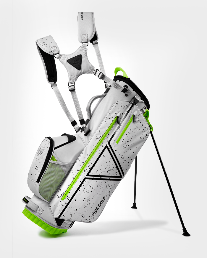 VICE GOLF FORCE Golf Bag GRAY / NEON LIME slider 1 desktop