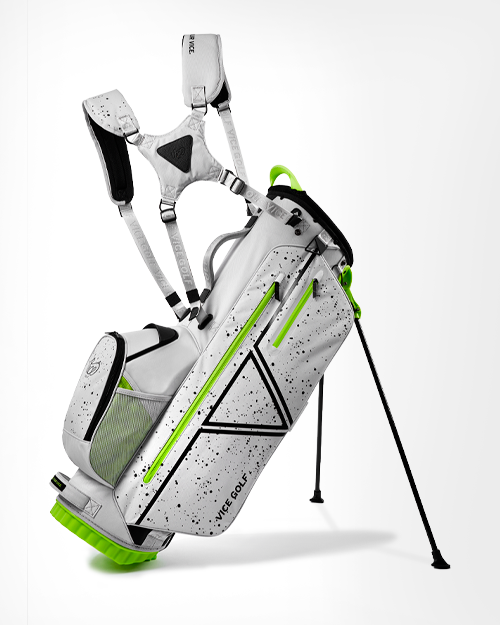 VICE GOLF FORCE Golf Bag GRAY / NEON LIME slider 1 mobile