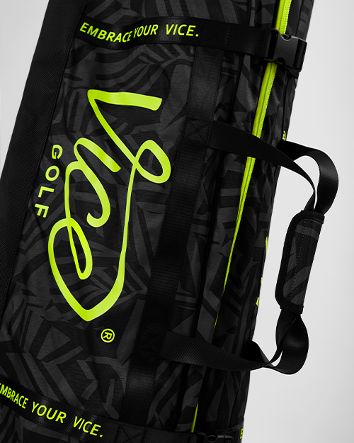 VICE GOLF POD Travelcover Black / Neon Lime slider 4 mobile