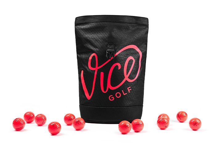 VICE GOLF SHAGBAG NEON RED body 1