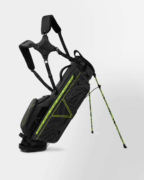 VICE GOLF SMART golfbag Black / Lime slider 1 mobile