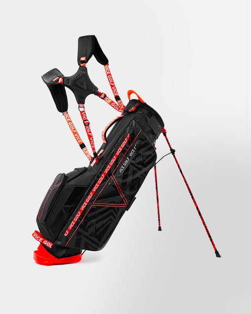 VICE GOLF SMART golfbag Black / Red slider 1 mobile