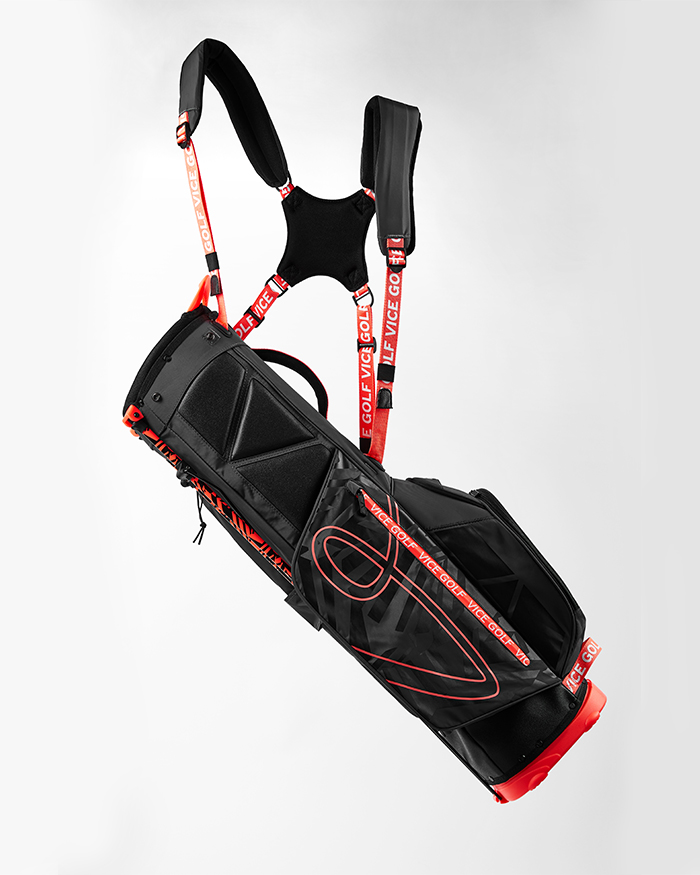 VICE GOLF SMART golfbag Black / Red slider 3 desktop
