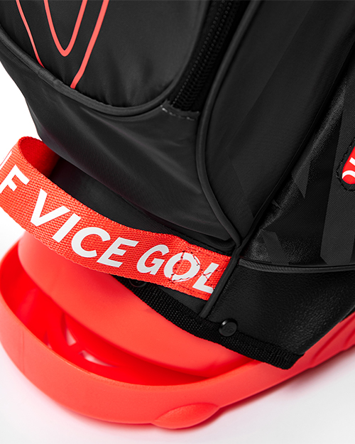 VICE GOLF SMART golfbag Black / Red slider 5 mobile