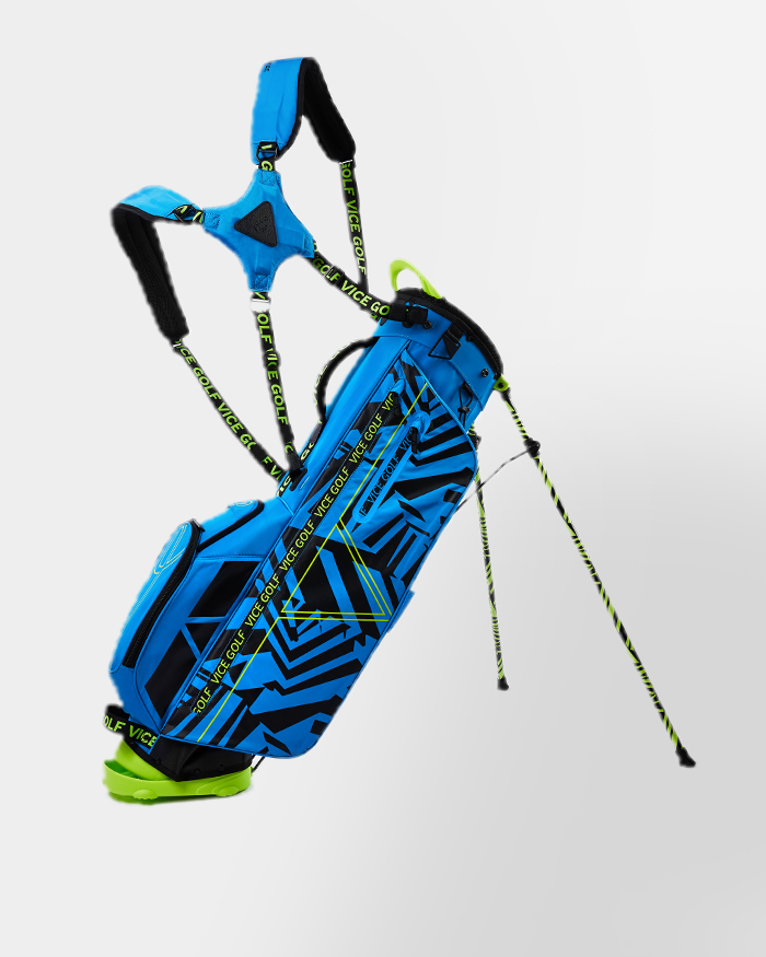VICE GOLF SMART golfbag Blue / Lime slider 1 desktop