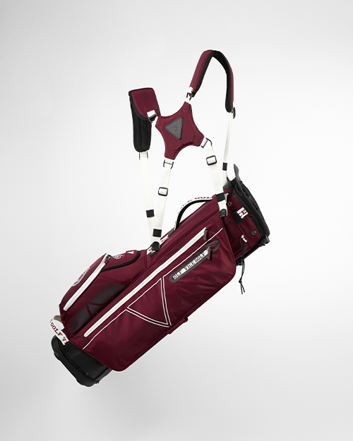 VICE GOLF SMART golfbag MAROON / WHITE slider 3 mobile