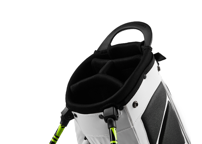 VICE GOLF SMART golfbag White / Lime body 1