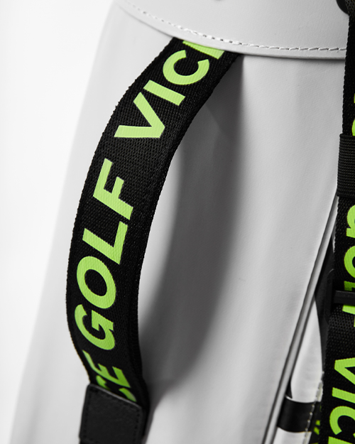 VICE GOLF SMART golfbag White / Lime slider 4 mobile