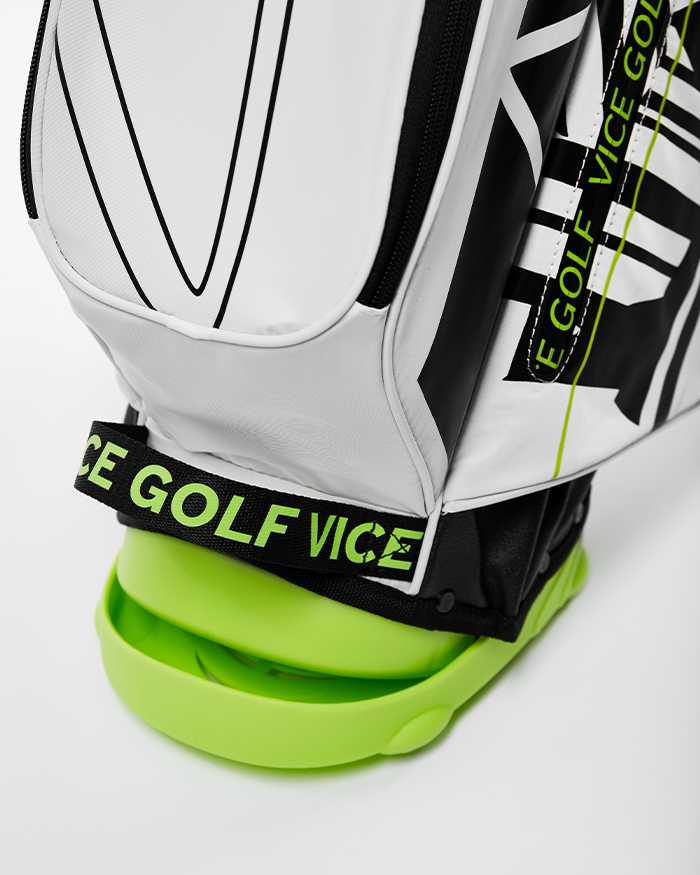 VICE GOLF SMART golfbag White / Lime slider 5 desktop