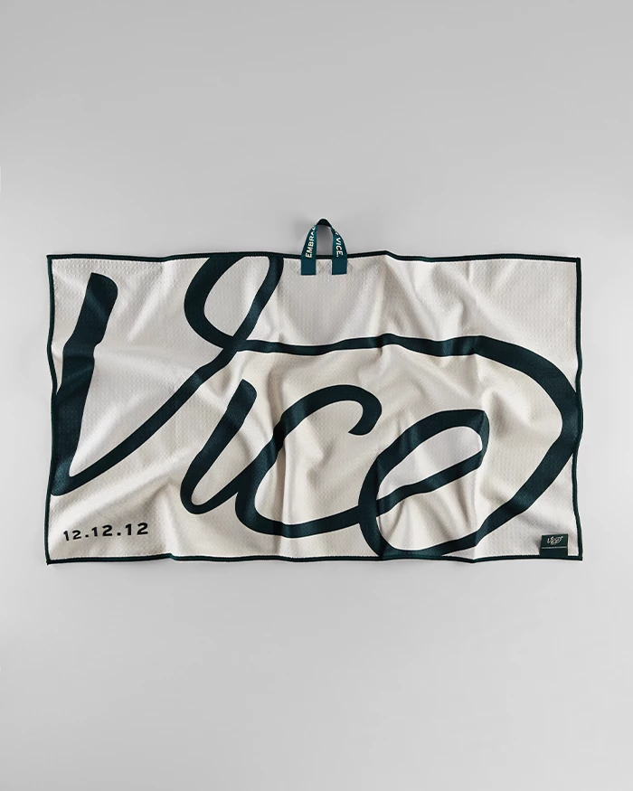 VICE GOLF Towel Contour GC Pine Green slider 1 desktop