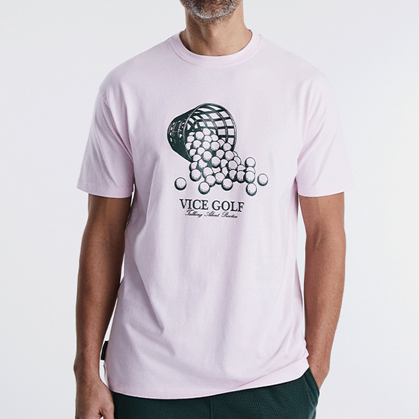 Talking Practice Tee Barely Pink