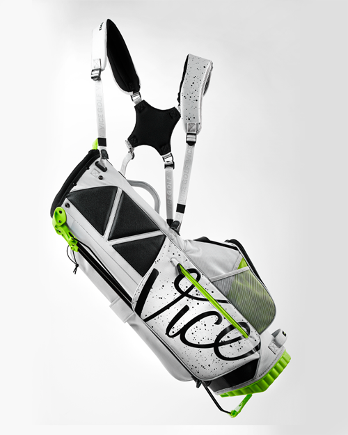 VICE GOLF FORCE Golf Bag GRAY / NEON LIME slider 2 mobile