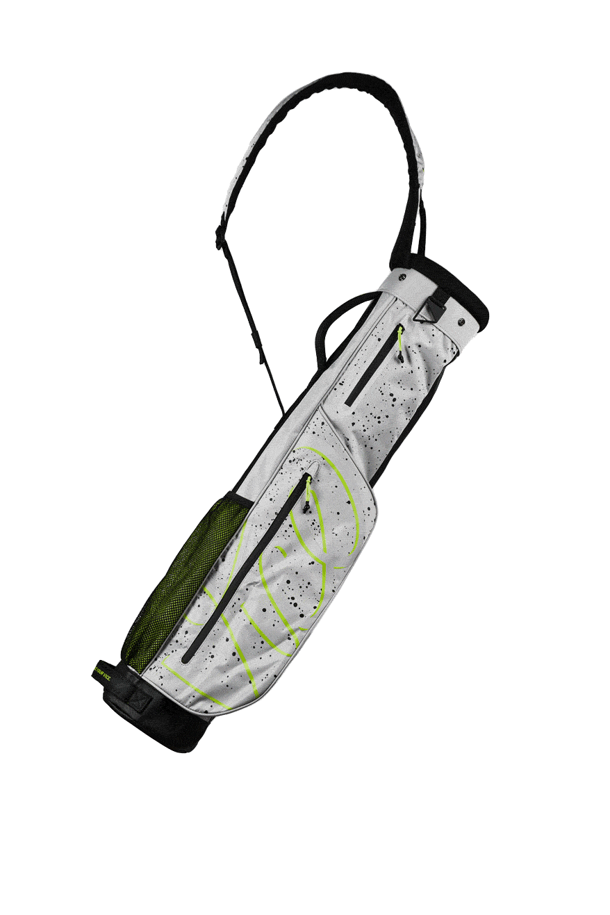 VICE GOLF MISSION Pencilbag Gray / Neon Lime body 1