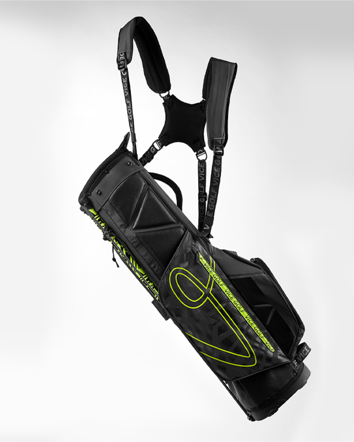 VICE GOLF SMART golfbag Black / Lime slider 3 desktop