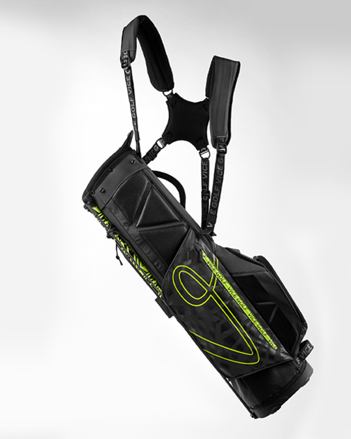 VICE GOLF SMART golfbag Black / Lime slider 3 mobile