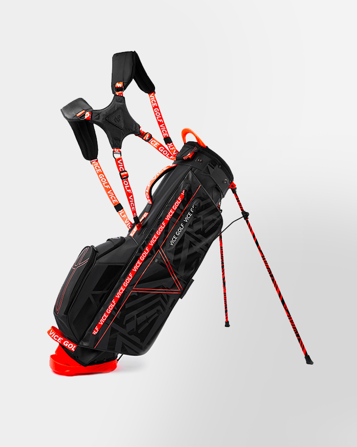VICE GOLF SMART golfbag Black / Red slider 1 desktop