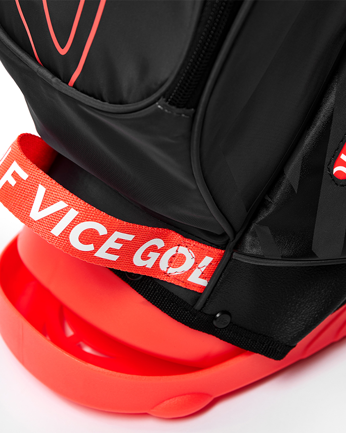 VICE GOLF SMART golfbag Black / Red slider 5 desktop
