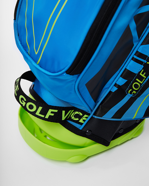 VICE GOLF SMART golfbag Blue / Lime slider 5 mobile
