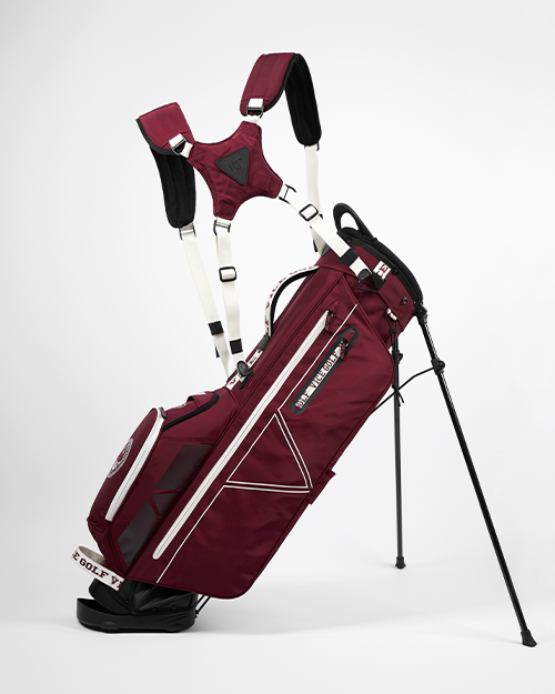 VICE GOLF SMART golfbag MAROON / WHITE slider 1 mobile