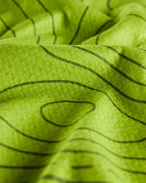 VICE GOLF Towel Contour GC Black Acid Lime slider 4 mobile